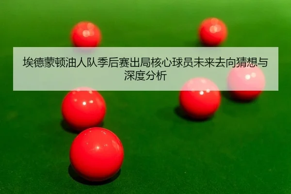 埃德蒙顿油人队季后赛出局核心球员未来去向猜想与深度分析